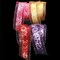 The Ribbon People Red Rose Satin and Organza Wired Craft Ribbon 2.5" x 27 Yards
